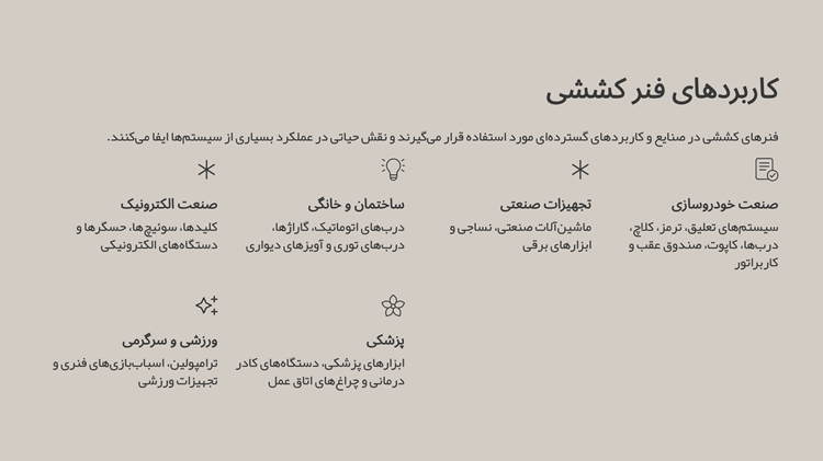 کاربردهای فنر کششی